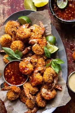 Appetizer - Oven fried coconut shrimp half baked harvest recipes