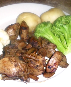 How to cook chicken neck and giblets recipes - Chicken livers