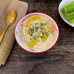 Puree - White Bean Puree with Charred Leeks and Za'atar recipes